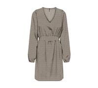 ONLY Onlnova Life Vis L/S Siri Dress Robe, Chipmunk/AOP : 588 Breaker Geo, XS Femme