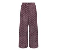 ONLY Onlnova Life Vis Mika Wide Pant, Bordeaux, S Femme