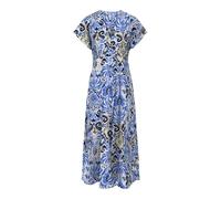ONLY Onlnova Life Vis Mollie Long Dress AOP Robe Longue, Amparo Blue, XL Femmes