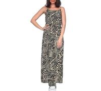 ONLY Onlnova Life VIS Robe maxi à bretelles pour femme AOP, Black 611 La Palma, 38
