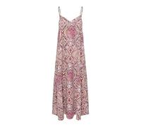 ONLY Onlnova Life Vis Roxy Long Dress AOP Robe Longue, Ibis Rose, L Femmes