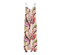 ONLY Onlnova Life Vis Roxy Long Dress AOP Robe Longue, Kiwi, L Femmes