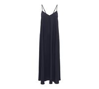ONLY Onlnova Life Vis Roxy Robe Longue Unie pour Femme, Bleu Nuit, L