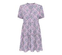 ONLY Onlnova Life Vis S/S Thea Dress AOP, chèvrefeuille, XL Femmes