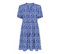 ONLY Onlnova Life Vis S/S Thea Dress AOP pour Femme, Bleu Palace., XS