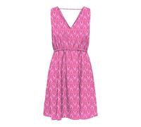 ONLY Onlnova Life Vis Sara String Dress AOP Robe, Fuchsia, M Femmes