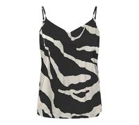 ONLY Onlnova Life Vis Tayla Singlet AOP, Noir, XS Femmes