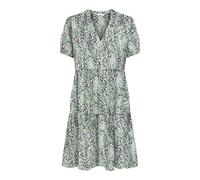 ONLY Onlnova Life Vis Thea Robe à Manches Longues AOP pour Femme, Quiet Green, XS