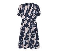 ONLY Onlnova Life Vis Thea Sleeve Dress AOP, Sky Captain, XL Femmes