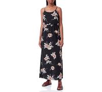 ONLY Onlnova Lux Strap Maxi Dress AOP Ptm Robe, Noir/Motif Floral Romantique, 36 Femme