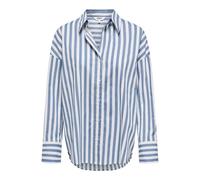 Only Onloregon Nano Ls T-Shirt WVN, Serenity, S Femmes