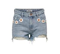 ONLY Jean 'ONLPacy' bleu denim / orange / blanc, Taille 30-31