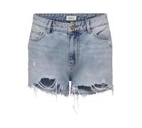 Short en denim Mi-cuisse bleu Eva Bleu M