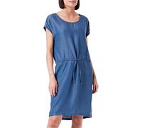 ONLY Onlpema May Life SS DNM Dress Qyt Robe, Bleu foncé Denim, S Femme