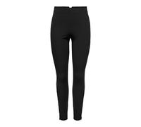 ONLY Onlpeony Life Hw Rib Zip Legging CC PNT, Noir, XL / 32L Femmes