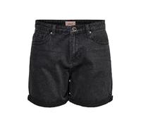 Only Femme Onlphine Life Shorts BB Mas0003 Shorts Not Applicable, Black Denim, M