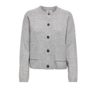 ONLY Onlpiemonte L/S Cardigan KNT Noos, Gris Clair chiné, XS Femme