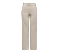 Only Pantalon femme ONLPOPTRASH Life MW - coupe décontractée, pure cachemire, noir/beige - XL/32L