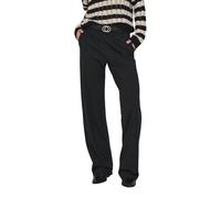 ONLY Onlpoptrash Life MW Straight Pant PNT Pantalon Droit, Noir, M / 30L Femmes