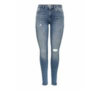 ONLY Onlpower Life Mid Push SK DT Rea264 Noos Jeans, Medium Blue Denim, M/30 aux Femmes
