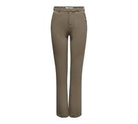 ONLY Pantalon 'ONLRaffy-Yo' marron chiné, Taille 42