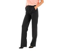 ONLY ONLRAFFY-YO Life Mid Straight Pant TLR, Pantalons aux Femmes, Black, XL/34