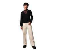 ONLY Onlrebecca Ls Mix Col Haut Cc Knt Femme Sweater, Noir, XS