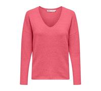 Only Onlrica Life L/S KNT Noos Pull à col en V, Corail Sun Kissed, L