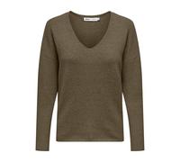 Only Onlrica Life L/S KNT Noos Pull à col en V pour Femme, Beech, XS