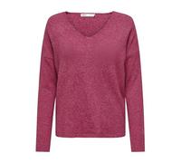 ONLY Onlrica Life L/S V-Neck Pullo KNT Noos Pull-Over, Granita/détail : W. Melange, XS Femme