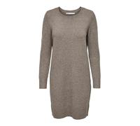 ONLY ONLRICA Life L/S O-Neck Dress KNT Noos Mini Robe, Brownie/Détail : mélangé, M Femme