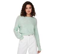 ONLY ONLRICA Life L/S Pullover KNT Noos Pull-Over, Vert Mist, XL Femme