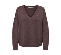 ONLY ONLRICA Life L/S V-Neck PULLO KNT Noos, Pull-Over aux Femmes, Rose Brown/Detail:W. Melange, XS