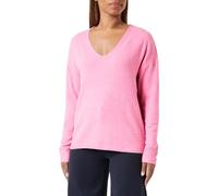 ONLY Onlrica Life L/S V-Neck Pullo KNT Noos Pull-Over, Rose azalée-Détails : mélangé, S Femme