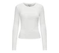 ONLY Onlriley Haut à col Rond L/S JRS, Cloud Dancer, M Femme