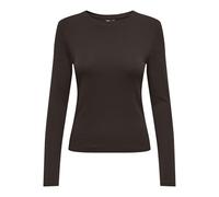 ONLY Onlriley Haut à col Rond L/S JRS Noos, Marron, M