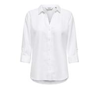 Only Onlrillo Melli Ls Reg Shirt WVN, Blanc éclatant, XS Femmes