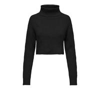 ONLY ONLRIO Life LS Cable Rollneck KNT Pull-Over, Black, L Femme