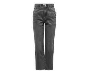 ONLY ONLROBYN MW STR LO AK CRO132 DNM Noos, Dark Grey Denim, 32W x 32L