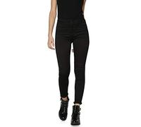 ONLY Onlroyal High SK Jeans Pim600 Noos, Noir, M/34L Femme