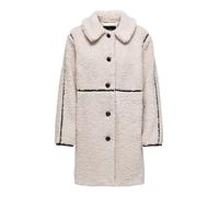 ONLY Onlrubi Shearling Coat OTW Manteau, Gris, L Femme