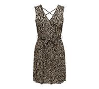 ONLY Onlsafari Life S/L Dress JRS Robe d'été, crème, S Femme