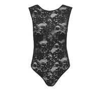 ONLY Onlsafina Glitter Lace Body Acc pour femme, noir, L, Noir, L