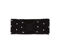 ONLY Onlsalina Knit Diamond Headband Bandeau d'hiver, Noir-Détails : Perles, 1 stück (1er Pack) Femme