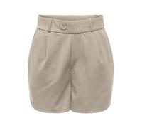 ONLY Onlsania Belt Button Shorts JRS, Gris, XL Femme