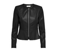 ONLY ONLSARAMY Faux Leather Jacket CC OTW Veste en Cuir synthétique, Noir, L Femme