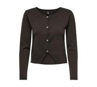 ONLY Onlscarlett Ls Button Cardigan KNT, Gâteau au Chocolat, S Femme