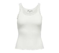 ONLY Onlsharai Débardeur en Dentelle JRS, Cloud Dancer, M Femme