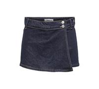 Only Onlshay Reg Rinse DNM Jupe-Short Mae pour Femme, Bleu foncé Denim, S