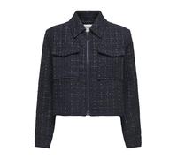 ONLY ONLSHONA L/S Boucle Shirt TLR, Blazer Bleu Marine., S